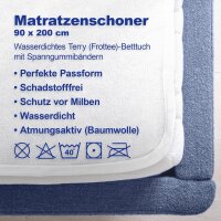 Siberg Matratzenschoner Wasserdicht 90cm x 200cm