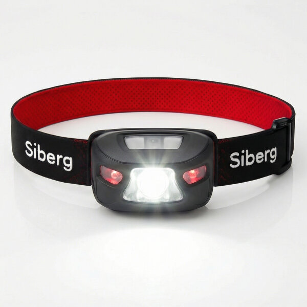 Siberg T66 LED Stirnlampe mit Bewegungssensor /Akku, PIR-Bewegungssensor,7 intelligenten Lichtmodi,